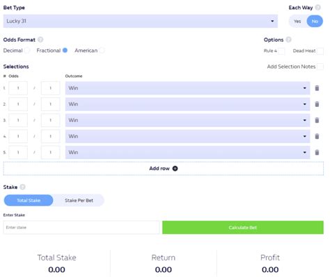 lucky 31 bet calculator william hill|william hill accedi.